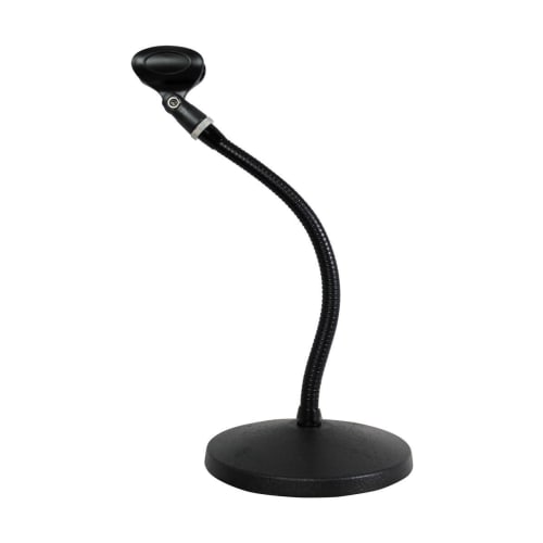 KC Tabletop Microphone Stand Gooseneck MDS-3/BK Black x 10-Pack