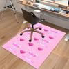 1pc Cute Stitch Pink Heart Pattern Rug - Home Decor, Office Carpet, Outdoor Mat, Gift Ideaz041483