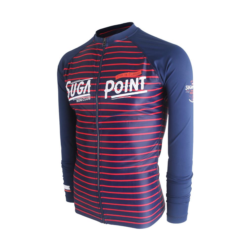 SUGAPOINT Men'S Surfing/Wakeboarding Zip-Up Rash Guard. Liam