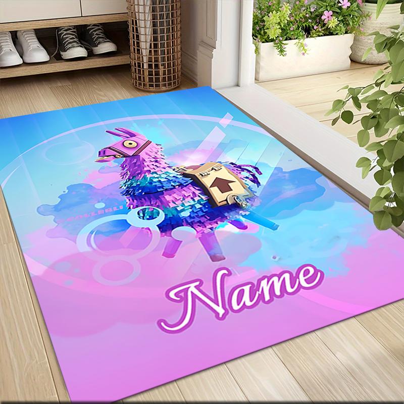 Custom Name "Fantasy Angel Journey" Carpet Rug Customizable Soft Washable Anti-Slip Home Living Room Sofa Mats Personalized Rug. 090999