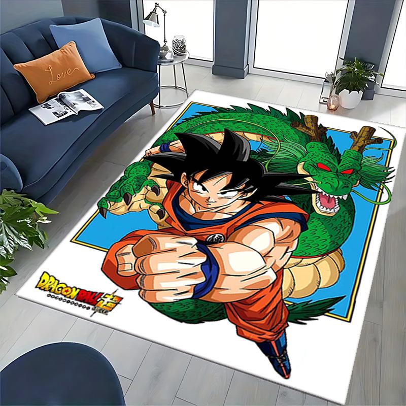 1pc Dragon Ball Super Goku and Shenron Anime Cartoon Design Office Chair Mat, Non-Slip Carpet for Home Decor, Suitable for All Seasons.U016