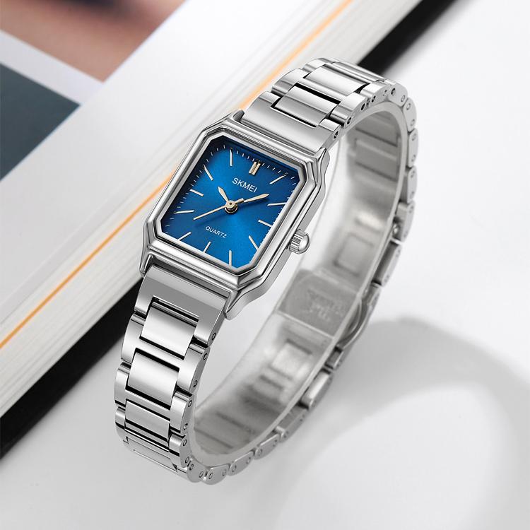 Skmei 2237 New Trendy Luxury Fashion Simple Stainless Steel Quartz Wristwatch Lady Women Watch for Female Girl Clock Reloj Mujer