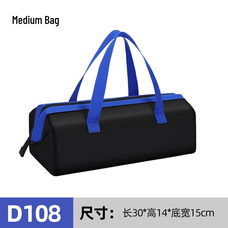 Green Forest Multifunctional Oxford Cloth Tool Bag: Durable, Wear-Resistant Storage Pouch for Electricians
