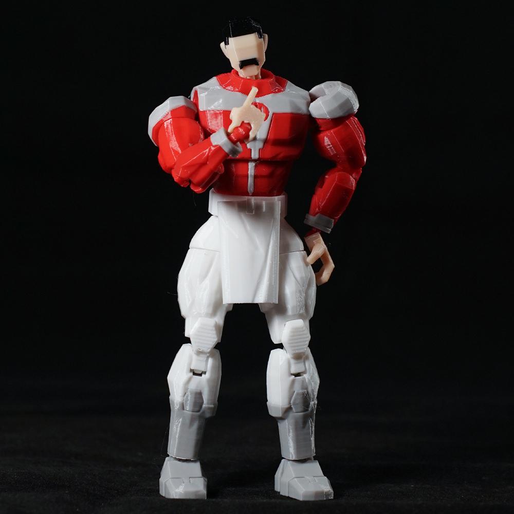 Giocattoli Invincibili Stampati in 3D Action Figure Modello Anime Lucky Dummy 13 Supereroi Mark Thragg Giocattolo Multiaricolato Ornamenti Regali