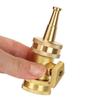 1 Set Connector And Nozzle Heavy-Duty Brass Garden Nozzle: Adjustable High-Pressure Hose Sprayer Garden Washer Accessories