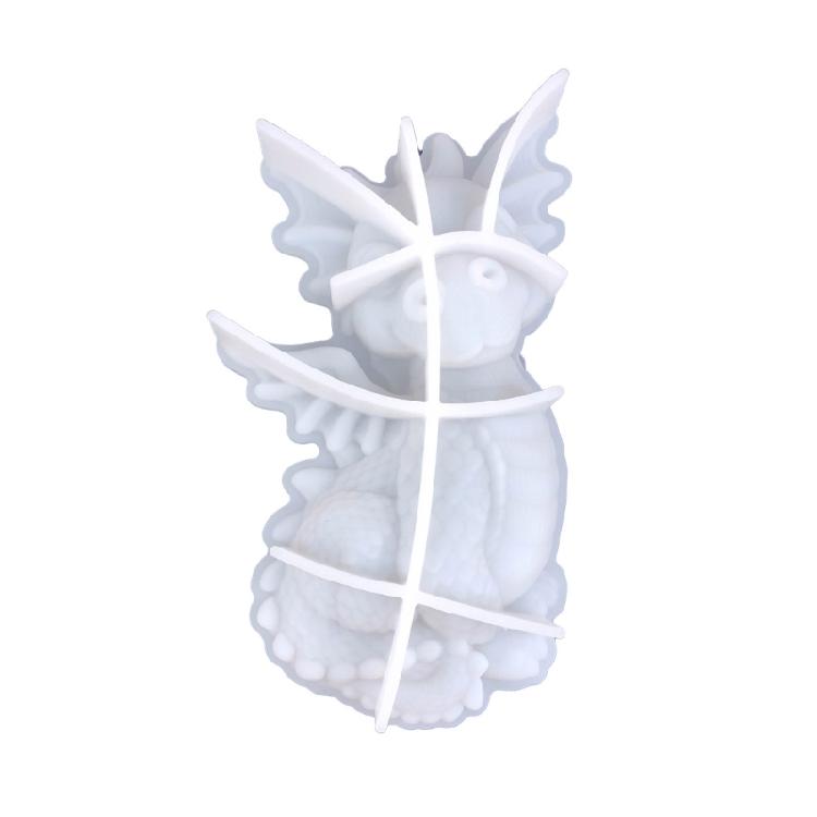 Cute Flying Dragon Epoxy Resin Silicone Mold DIY Plasters Table Ornament Tool