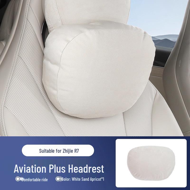 Zhiji R7/S7 Headrest Neck Protection Pillow - Comfortable, Breathable Car Seat Cushion for Driving Support