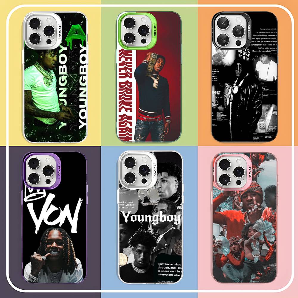 Rapper Youngboy Never Broke Again For IPhone 17 16 15 14 13 12 11 Pro Max Plus Matte Color Back Phone Cover