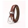Thin Cowhide Veterinary Women's Belt Versatile Nailed Casual Pants Belt High-end Women's Belt