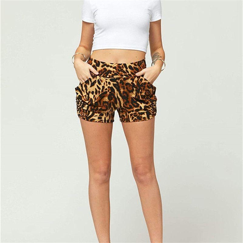 Stylish Women Summer High Waist Casual Shorts Featuring Pleated Design And Soft Material With Pockets