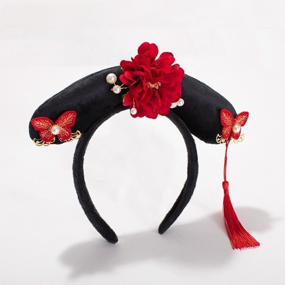 Bow Chinese Style Headwear Pearl Ancient Style Hair Hoop Antique Hanfu Headband  Headwear