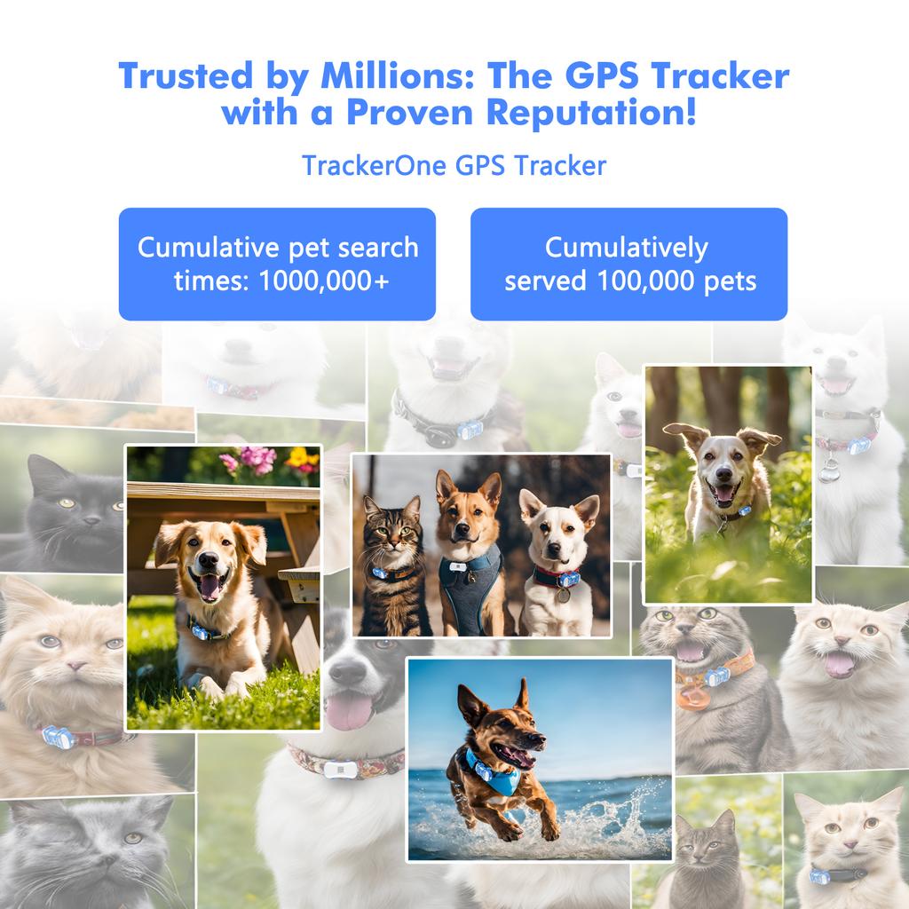 4G GPS Cat Dog Tracker Global Real-Time Pet Locator with SIM, WiFi Home Mode, Geo-Fence Alert, Lost Pet Finder, 10+ Days Battery