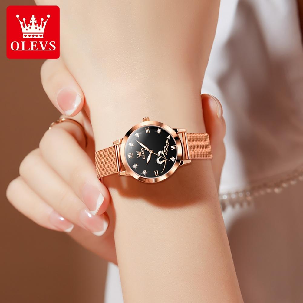 OLEVS brand watches are elegant fashionable waterproof luminous quartz watches for women and 5530 watches for women