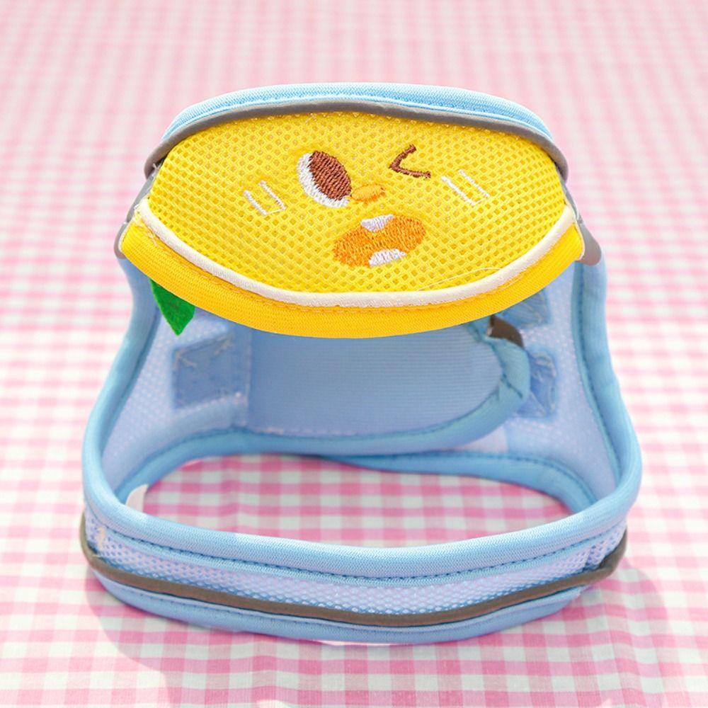 Drool TowelBreathable Mesh Pet Harness Cartoon Dog Tank Top Durable Pet Vest Daily Walk