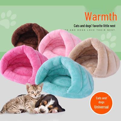 Cozy Cat and Small Dog Sleeping Bag Bed