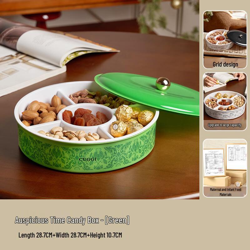 Retro Style Divided Snack and Candy Box