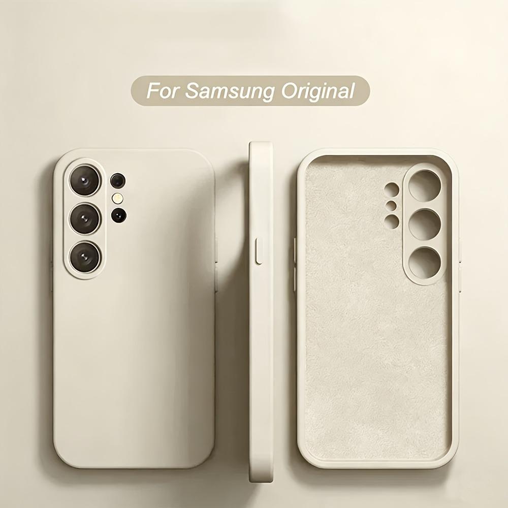 S26 Ultra Plus Hülle Flüssigsilikon Handyhülle Für Samsung Galaxy S26 S25 S24 Ultra Plus S 26 Ultra Hüllen Stoßfest Weiche Abdeckung
