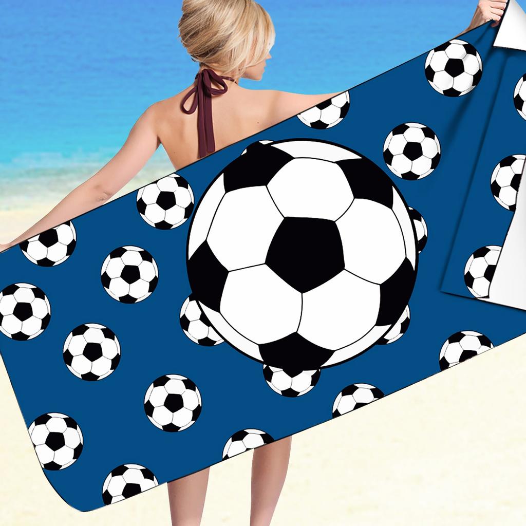 Baseball-Strandtuch, schnell trocknend, tragbar, Badetuch, Baseball-bedrucktes Strandtuch