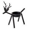 Reindeer Christmas Candle Holder Iron Deer Candle Pillar Rustic Elk Candlestick Stand  Living Room