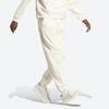 Adidas Lounge Knitted Sweatpants Unisex Ecru Moderate Cuffed Pants IC4076