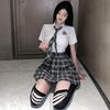 Sexy JK Plaid Lingerie School Uniform Role-Play Costume