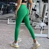 Seamless Zero-Feel Yoga Pants: High-Waisted, Bare-Skin Comfort, Back Pocket, Peach Butt Lift, Tight-Fit for Running and Fitness.