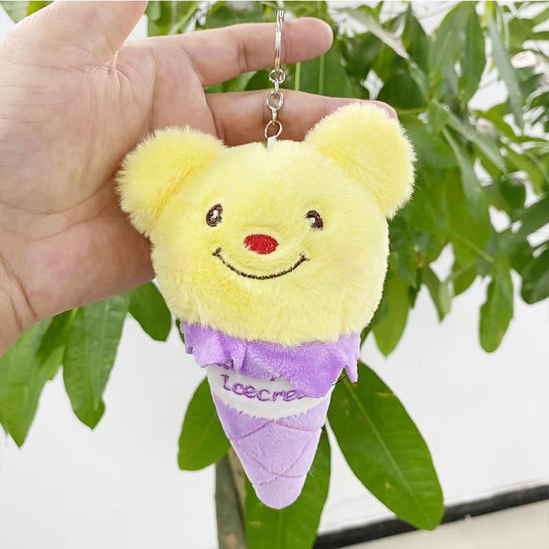 Llavero de Peluche Caprichoso de Oso Helado, Muñeco de Peluche Suave para Niños y Coleccionistas