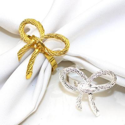 Anillos para servilletas de fiesta de boda, Color vibrante, exquisitas hebillas metálicas para servilletas, accesorios para mesa de comedor, 6 uds.
