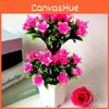 Artificial Lily Flower Potted Plant Simulated Green Plant Decoration Ornament