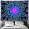 Ethereal BluePurple Mandala Tapestry Psychedelic Style Ideal for Meditation  Relaxation Wall Decor