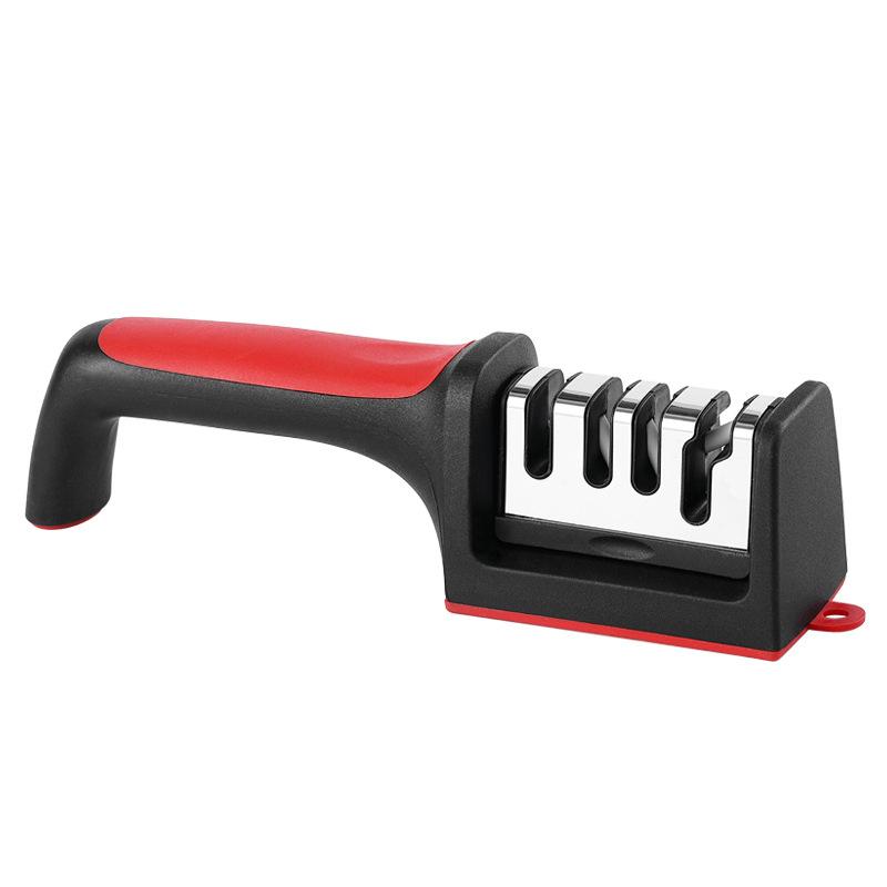 3/4 Segment Knife Sharpener Kitchen Professional Knife Sharpener Handheld Multifunctional Sharpening Stone Manual Knife Sharpene
