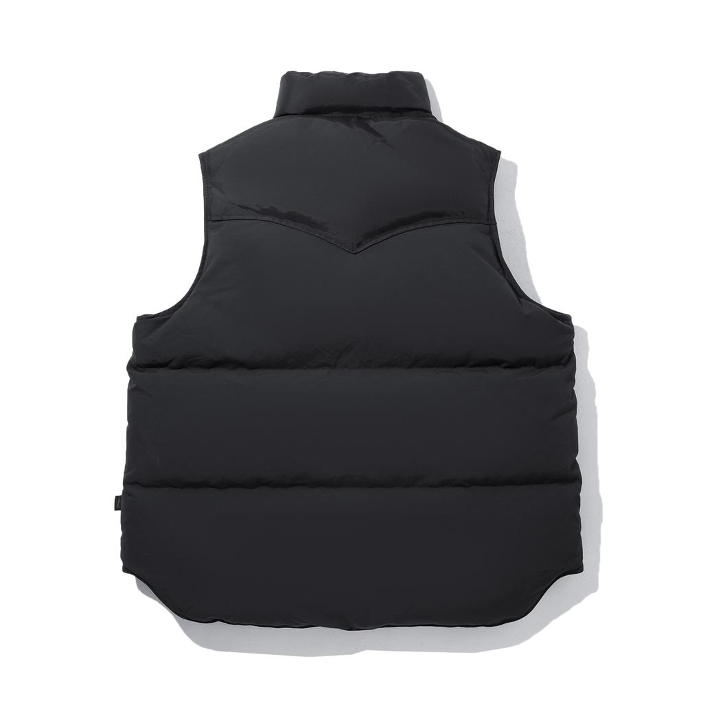 Li Ning Down Vests Men's Standard Black Stand Collar Moderate Other AMRV097-5