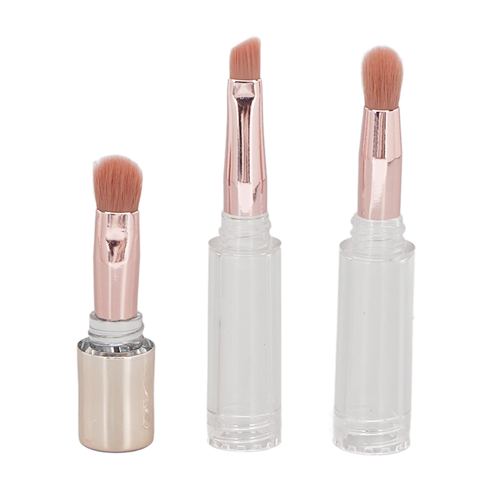 

3 In 1 Nail Art Dust Cleansing Brush Soft Hair Nail Art Powder Removal Brush with Cover