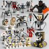 MOOXI Set di Figure Skibidi Toilet Man TvMan Cameraman Speakerman Blocchi da Costruzione Modello MOC Mattoncini Giocattoli per Adulti Bambini Regalo di Compleanno