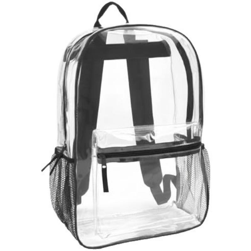 Klarer Wasserdichter Rucksack 1 Stück PVC Transparente Tasche Stadionzugelassen für Baseballspiele Arbeit Konzerte