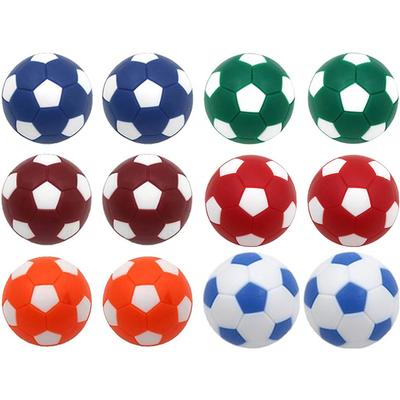 6pcs Desktop Soccer Replacement Balls 32mm Soccer Player Gifts Game Accessories Parent-Child Interactive Soccer Table Games