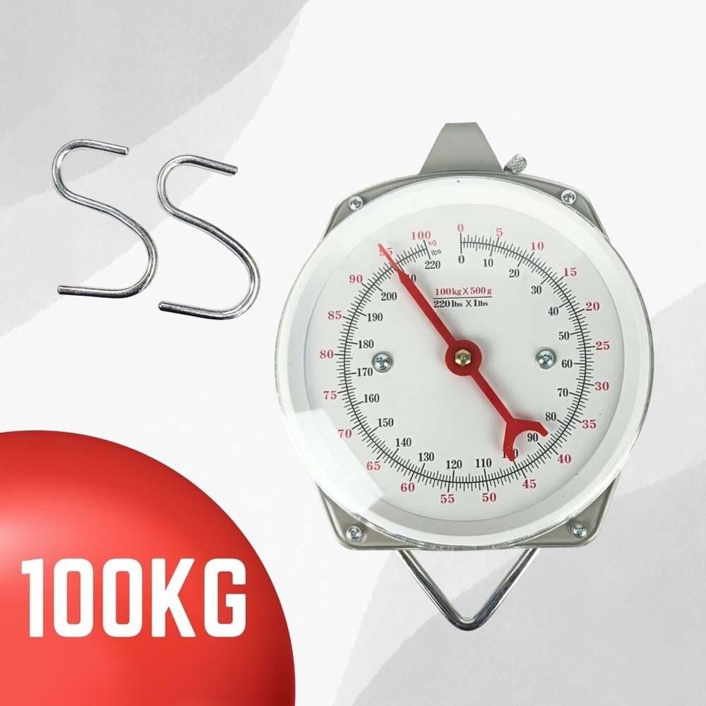 

Accurate Measurement Luggage Scale with Hanging Hook Weighing Apparatus Supermarket 100KG