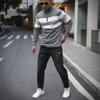 Men's Sweater Spring Stand-up collar zipper Sweater Knitted Lightweight Soft Long Sleeve Pullover Knitted Casual Tops US Size