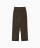 TTUDEMENT Corduroy Roll Up Pants Brown