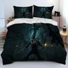 3D The W-Witcher Game cartoon Comfortable Duvet Quilt Cover Pillowcase Bedding Set Children Bedroom Decoration Home Textile