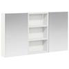 Bathroom Cabinet Set 3 Pcs 90 X 10.5 X 50 Cm Engineered Wood