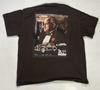The Godfather Movie Graphic T-shirt Men Large Oversized Brown Short Sleeve