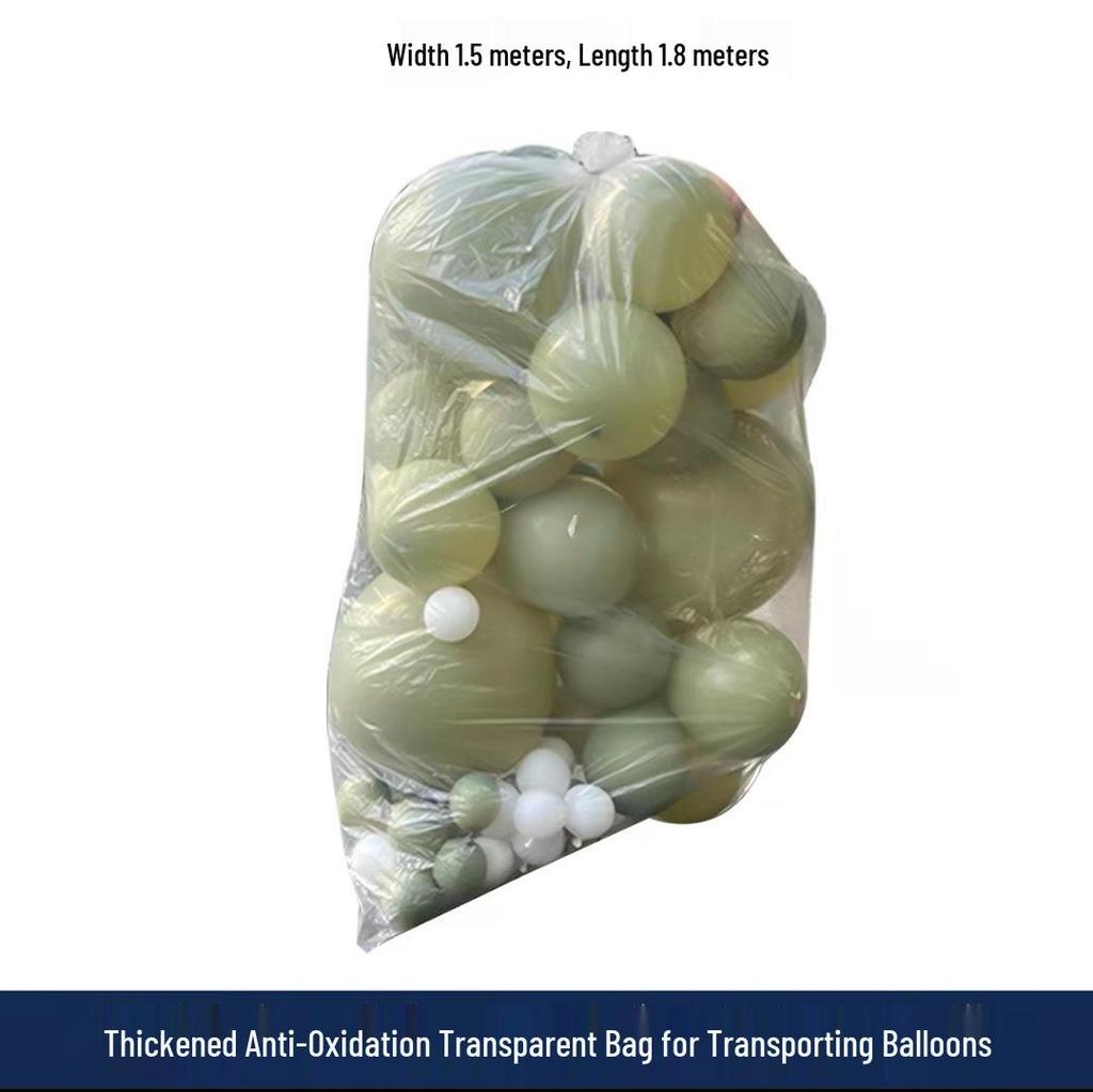 High-Pressure Transparent Large Balloon Storage Bag - Prevents Oxidation