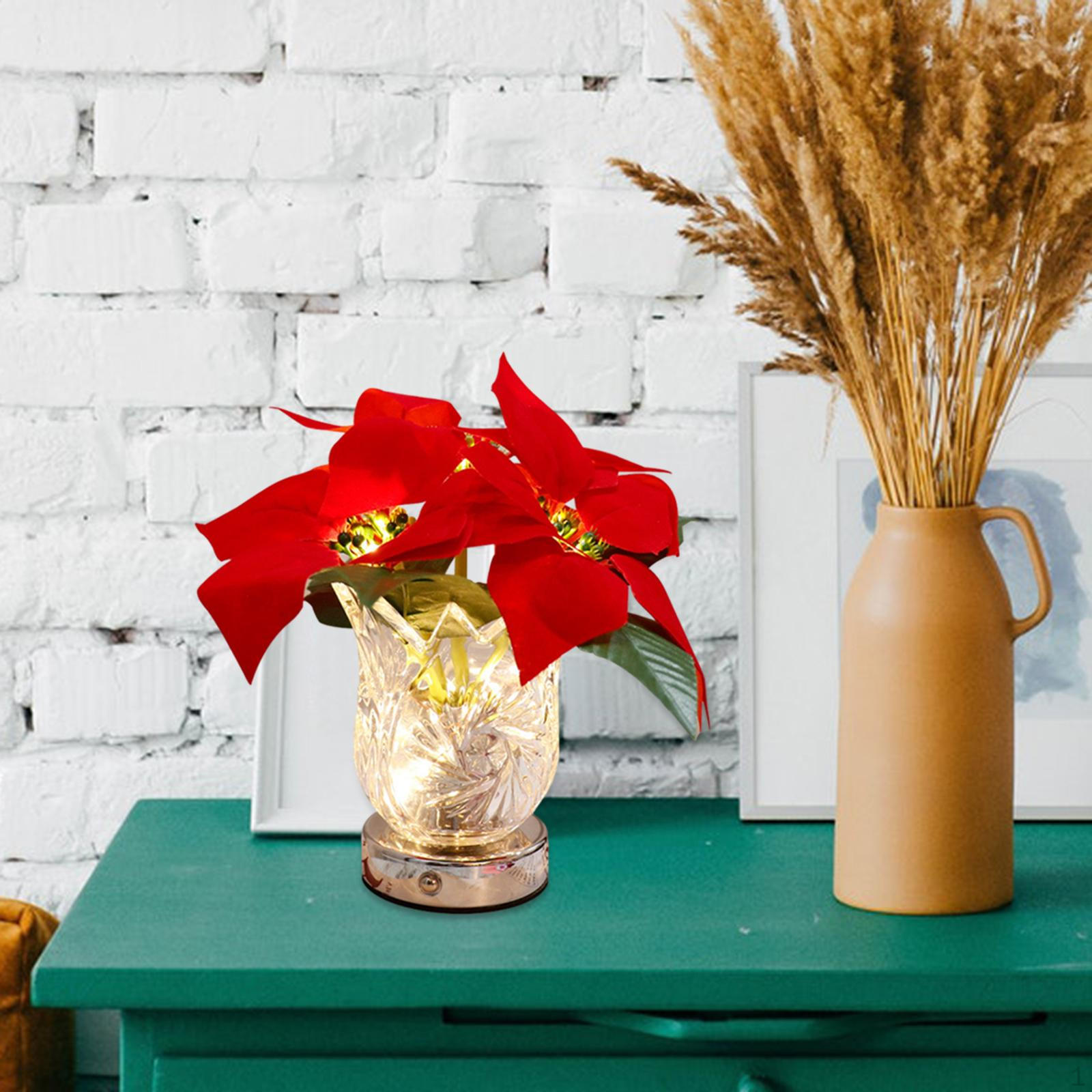 

Рождественский цветок Ночной свет Орнамент Декоративный стол Центральная часть