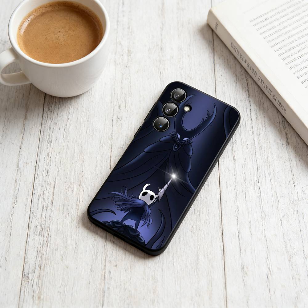 

H-Hollow Knight Phone Case Black Silicone Soft For Samsung Galaxy A73,A72,A71,A70,A53,A52,A51 Samsung a21s