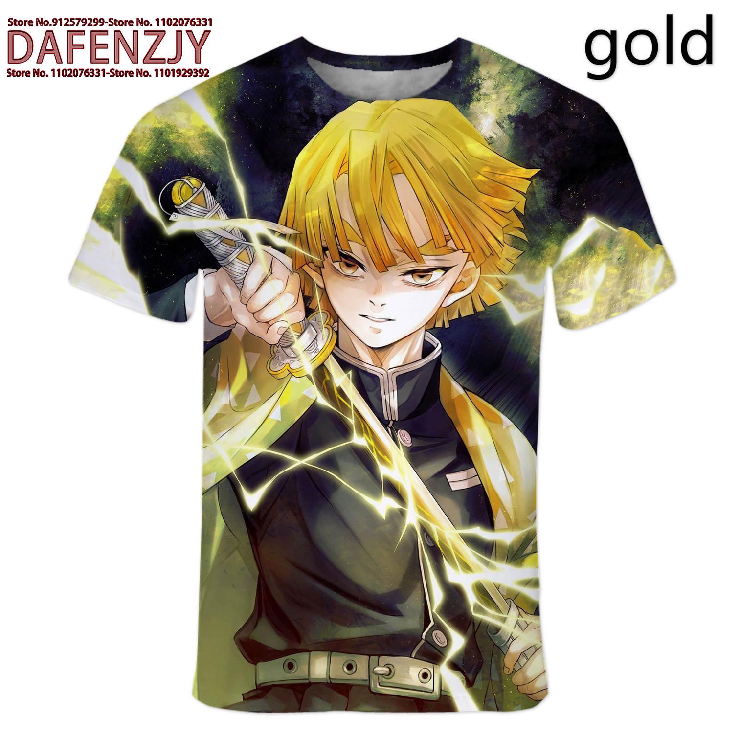 

Anime Graphic T-Shirt for Men Novelty 3D Printed Short Sleeve Shirt Fashion Tee Top XXXL коричневий
