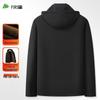 FIRS Men's Winter Detachable Liner Fleece-Lined Hooded Parka Jacket