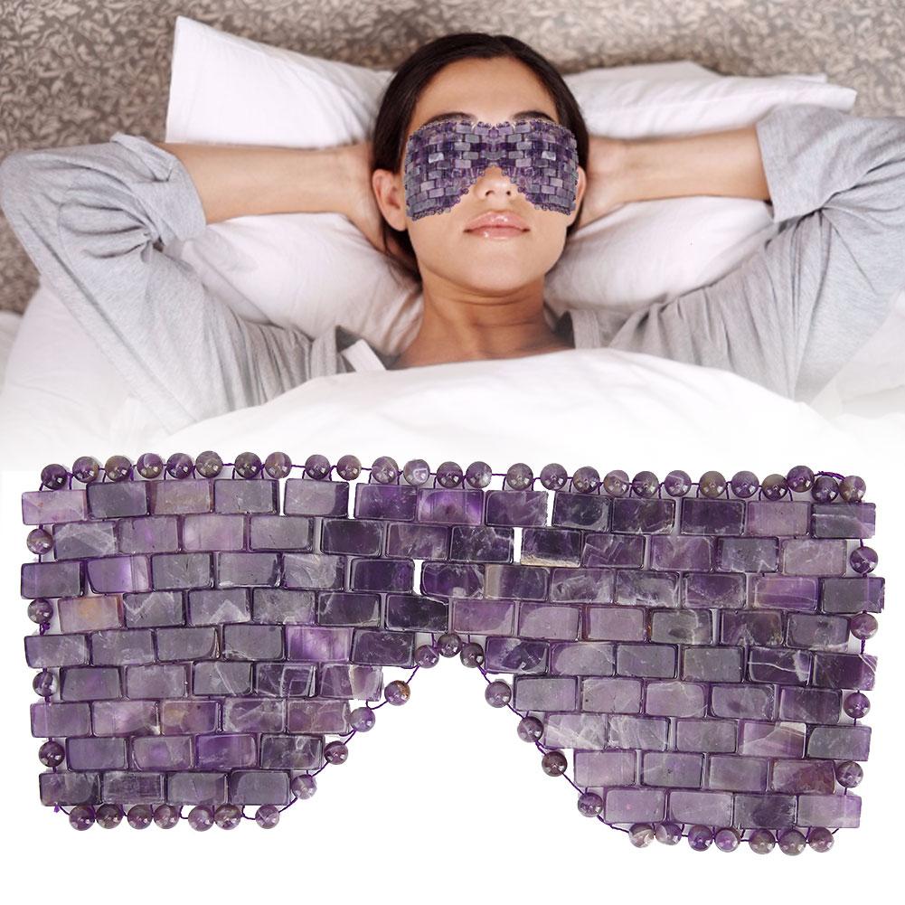 Jade Stone Eye Mask Cooling Sleeping Eye Mask Cold Therapy Eye Treatment Massager