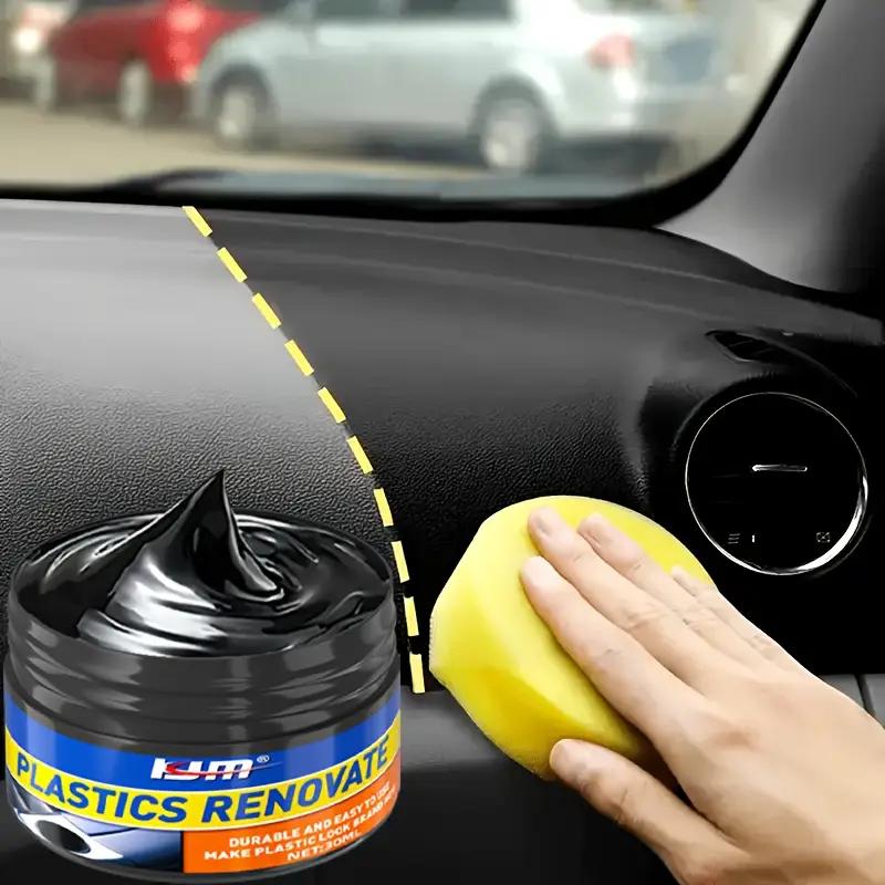 Multi-functional Car Plastic Repair Agent - Interior and Exterior Trim Piece Polish Wax,scratch Repair,anti-aging Renewal Cream