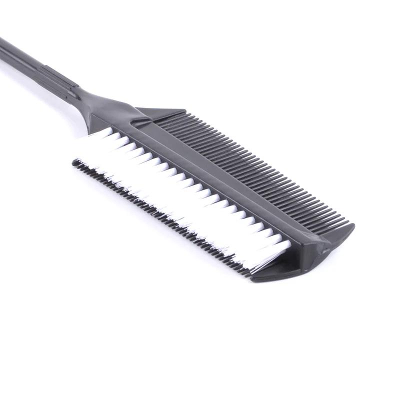 Professional Hairdressing Double Side Dye Comb With Nylon Hair Drying Brush Tinting Combs Hair Color Brush Hair Styling Tools